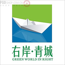 右岸青城矢量logo