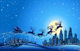 圣誕節(jié)雪景圖片