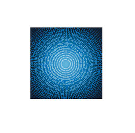藍色數字化背景矢量素材
