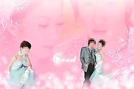 婚紗模版素材下載