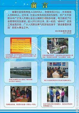 社區(qū) 展板圖片