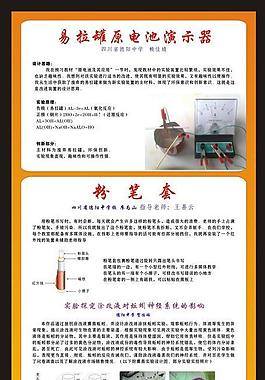 實驗展板圖片