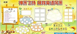 英語展板圖片