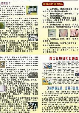 毒品展板圖片