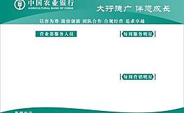 農(nóng)行展板圖片