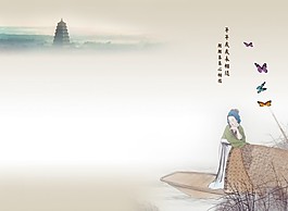 古典風(fēng)婚紗模板
