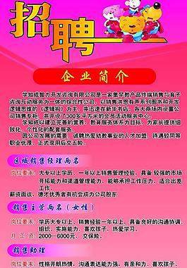 招聘展板圖片