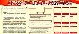 世界統計大會展板圖片