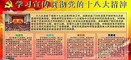 十八大宣传展板图片