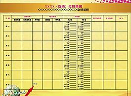 企業業績展板圖片