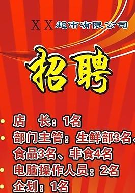 招聘展板圖片