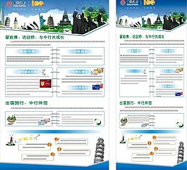 中行留学展板图片