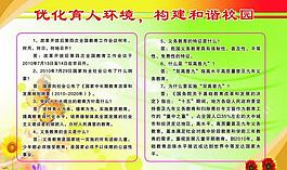 優化育人環境展板圖片