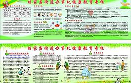 健康宣傳展板圖片