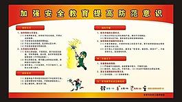 学校安全宣传展板图片
