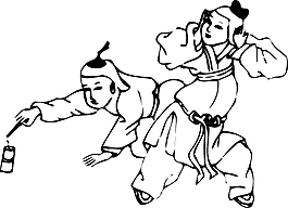 玩鞭炮小孩