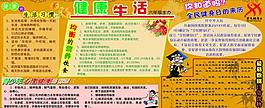 健康生活展板圖片