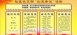 創(chuàng)先爭優(yōu) 紅色 展板 黨 展板模板圖片