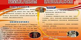 消防宣傳展板圖片