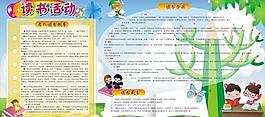 讀書活動展板圖片