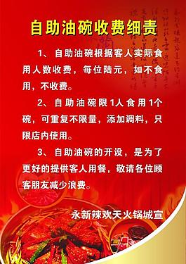 火锅店展板图片