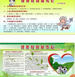 健康教育展板圖片