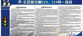 公安部令展板圖片