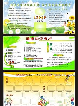 健康知识宣传展板图片