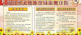 体育文化宣传展板图片