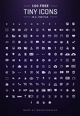 160枚精致矢量ICON
