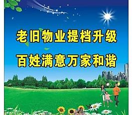 社區物業展板圖片