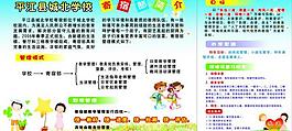 學(xué)校簡介展板圖片