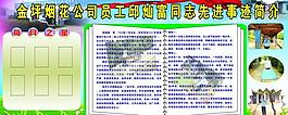 事跡簡介展板圖片