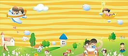 幼兒園卡通展板圖片