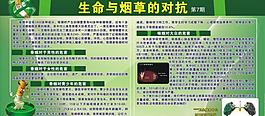 世界无烟日展板图片