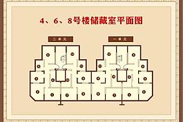 房产平面图展板背景图片