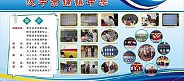 學(xué)校 簡(jiǎn)介 展板 底圖圖片
