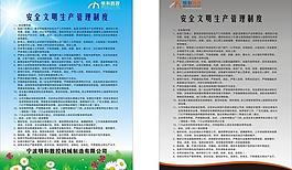 企業(yè)制度展板模板圖片