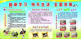 幼儿园展板图片