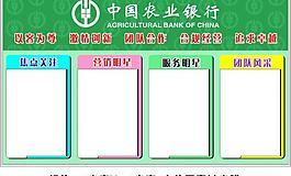 中國農業銀行展板圖片
