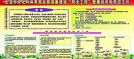 廉政風險防控工作展板圖片