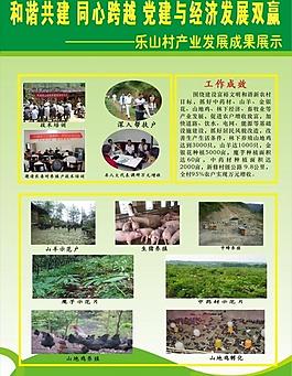萬元增收展板 展板 成果展示圖片