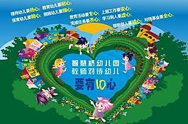 幼兒園展板設計圖片