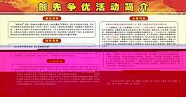 創先爭優活動簡介展板圖片