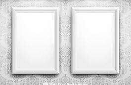 空白畫框展板矢量素材圖片