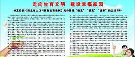 計生宣傳欄展板圖片