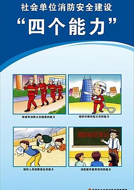 消防四個(gè)能力標(biāo)識(shí)展板圖片