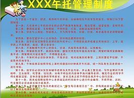 学校管理制度展板图片