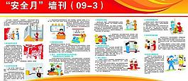 2009“安全月”宣传展板图片
