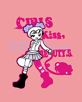 卡通女孩
